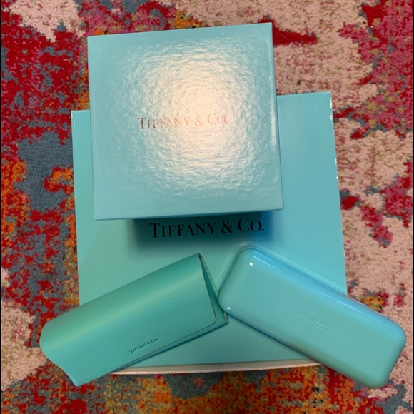Tiffany & Co. Accessories - Tiffany & Co. eyeglass/sunglass case/gift box bundle